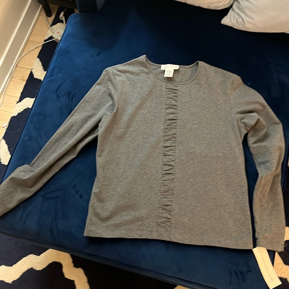 Evan Picone long sleeve t shirt size L